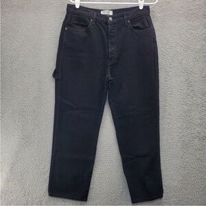 Reformation Black Carpenter Straight Jeans - Size 30